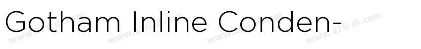 Gotham Inline Conden字体转换